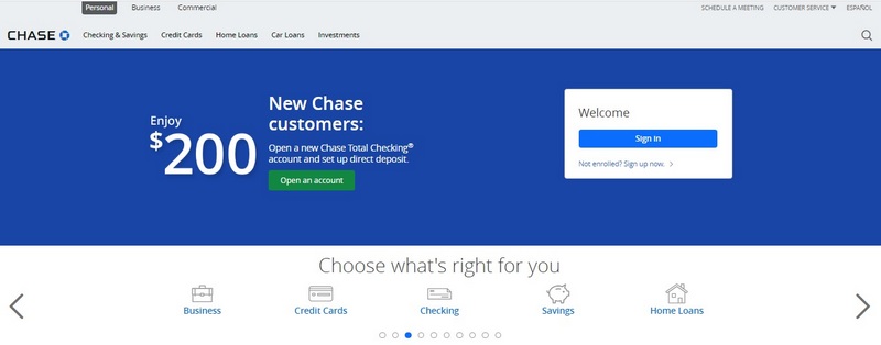 chase front page