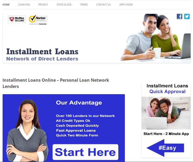 Installment Loans Network site