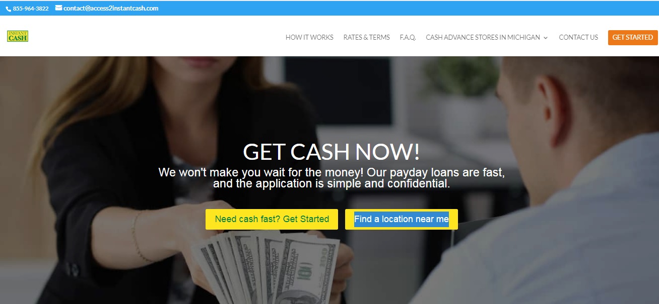 instant cash site