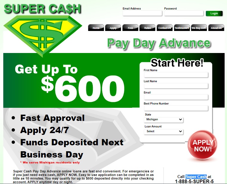 super cash website