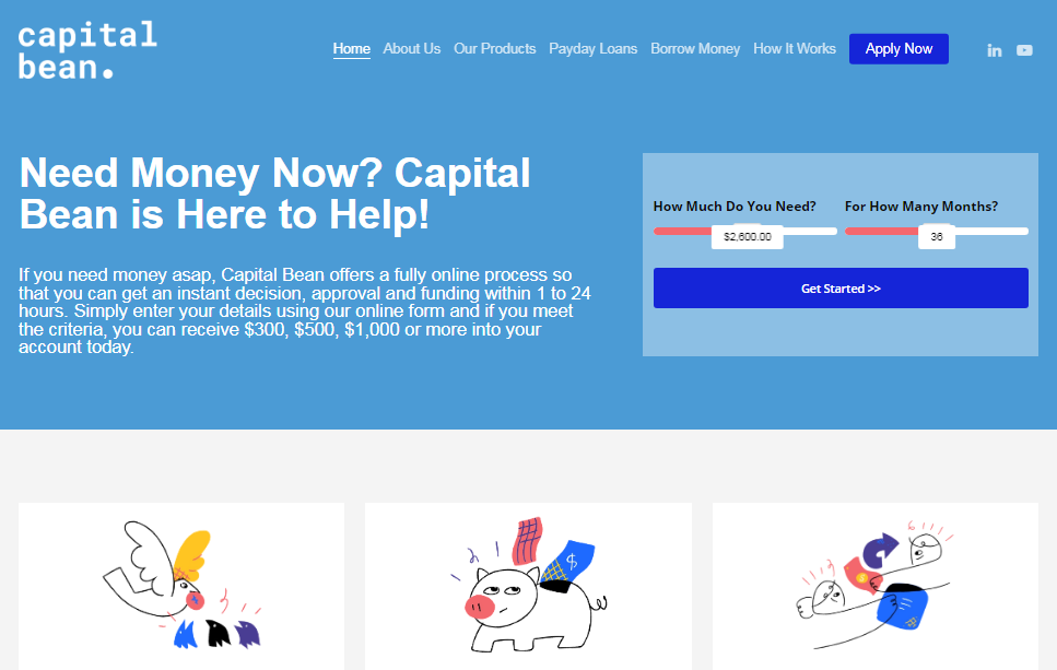 capitalbean site