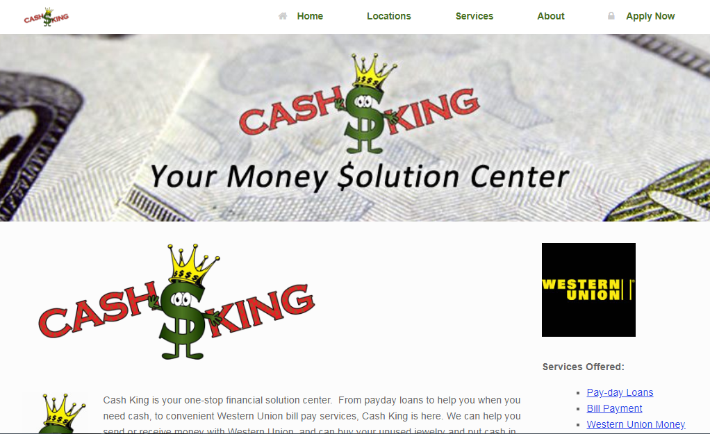 Cash King site